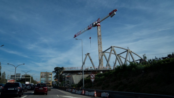 Viaduto em Matosinhos estará montado na próxima semana e vai obrigar ao corte da A28