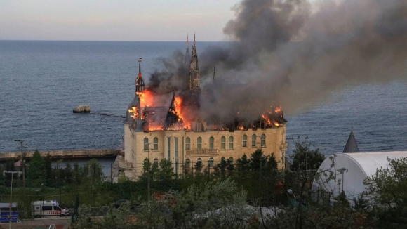“Castelo de Harry Potter” na Ucrânia bombardeado por mísseis russos