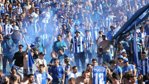 FC Porto: A festa 'azul e branca' no Jamor após a conquista da Taça de Portugal