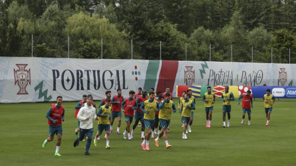 Euro2024. Portugal realiza último treino em Marienfeld antes da estreia frente à Chéquia 