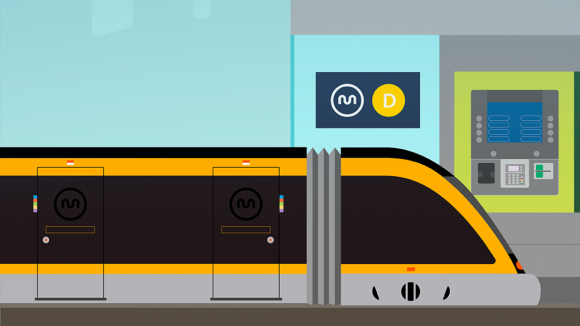 Estação a estação. As primeiras imagens da "nova" linha amarela do Metro