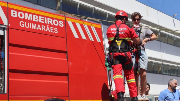 No quartel dos Bombeiros de Guimarães também se vão dar aulas aos futuros profissionais