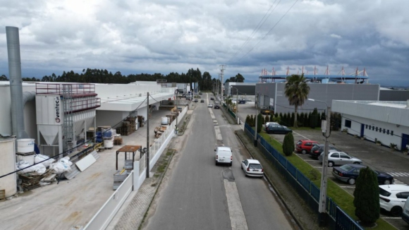 Câmara de Aveiro investe um milhão na requalificação de ruas na Zona Industrial de Taboeira