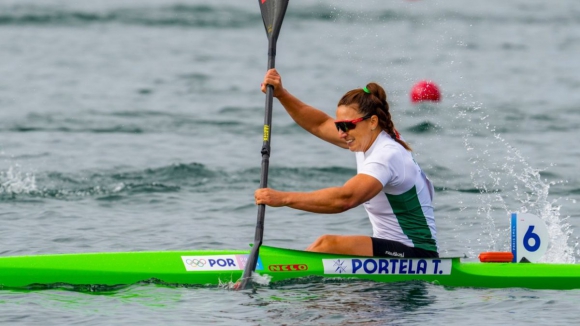 Canoísta Teresa Portela relegada para os 'quartos' de K1 500 metros em Paris