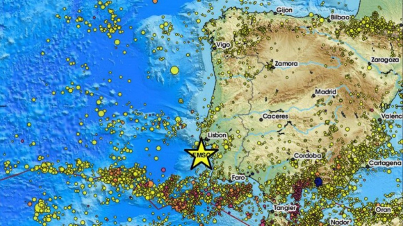 Governo apela à população que mantenha serenidade após sismo ao largo de Sines