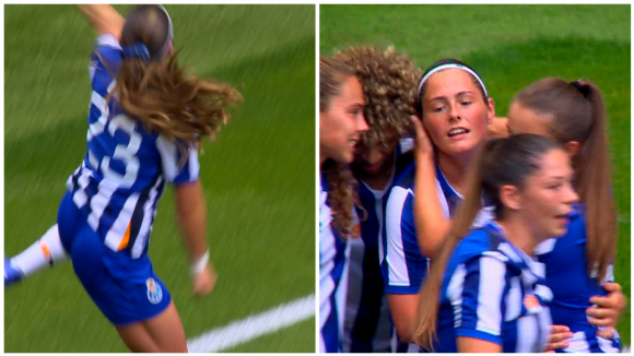 FC Porto (Feminino): Cabeceamento de Verónica e novo golo no Dragão