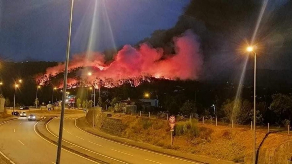 Meia centena de operacionais combatem chamas em Lousada