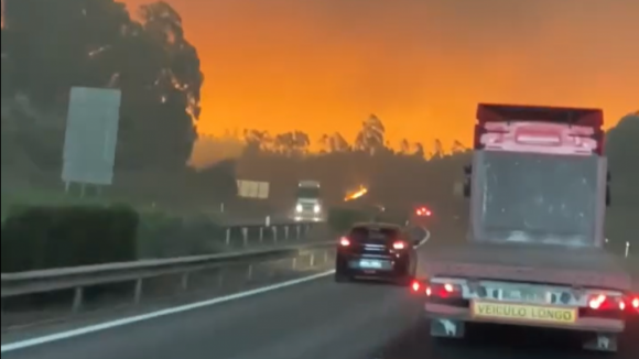 Incêndio em Oliveira de Azeméis obriga ao corte de trânsito na A1