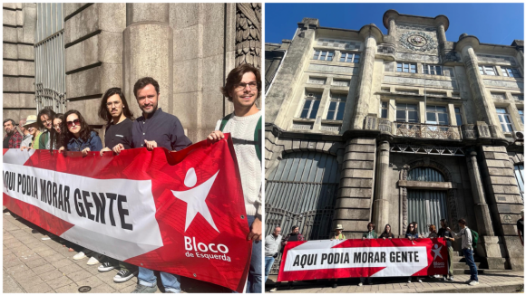 "Aqui podia morar gente". BE apela a reabilitação de edifício do Exército no Porto para habitação estudantil