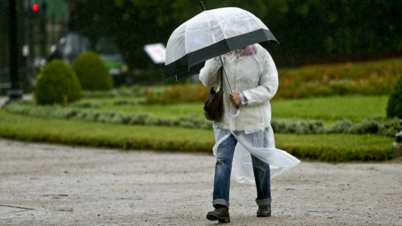 Chuva forte coloca distritos do Norte sob aviso amarelo no fim de semana