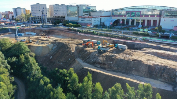 Trabalhos da Linha Rubi do Metro do Porto avançam na Arrábida 