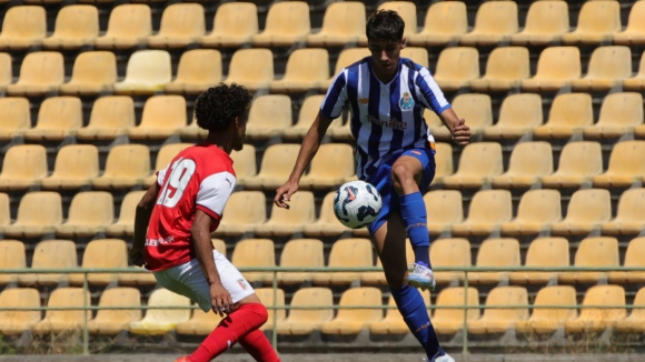 FC Porto (Sub-17): Dois golos para cada lado em Braga