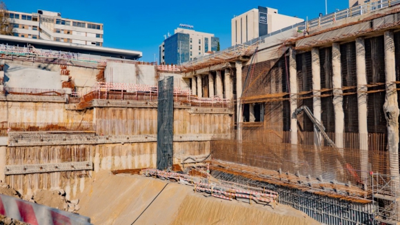 Metro do Porto divulga novas imagens da futura estação Casa da Música da Linha Rosa