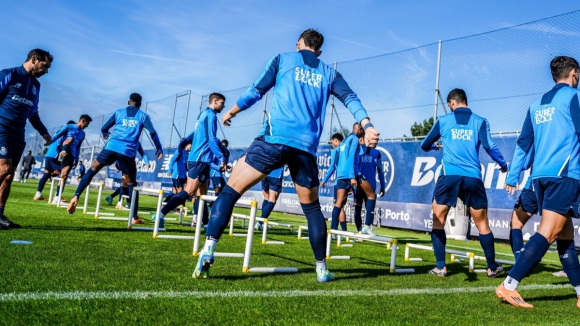 FC Porto: Sessão matinal com o foco na Taça de Portugal