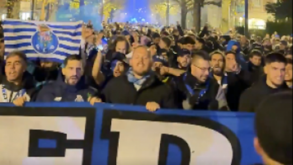 FC Porto: "Mar azul" invade Bruxelas para o jogo frente ao Anderlecht