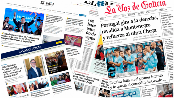 Imprensa europeia destaca vit&oacute;ria da AD e subida da extrema-direita