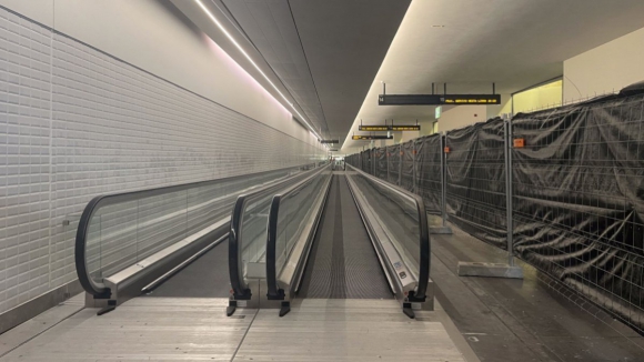 Tapetes rolantes ligam terminal intermodal de Campanh&atilde; ao metro a partir de agosto