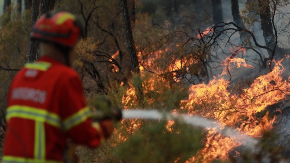 Fogo em Ponte da Barca combatido por dois meios a&eacute;reos e 235 operacionais