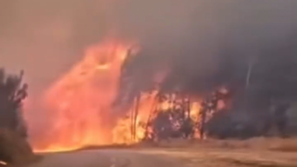 Aldeia de Vila Vi&ccedil;osa confinada devido a inc&ecirc;ndio em Arouca