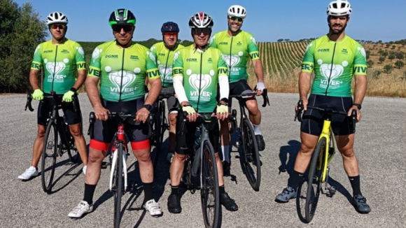 Militares da GNR percorrem N2 de bicicleta em missão pela segurança rodoviária