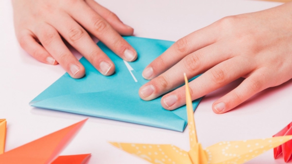 Crian&ccedil;as em Albergaria-a-Velha ajudam av&oacute;s a prevenir quedas com jogo de origami