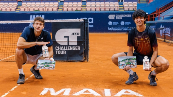Tenista Tiago Pereira conquista primeiro t&iacute;tulo challenger de pares no Maia Open