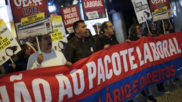 Dados divulgados pela CGTP demonstram ades&atilde;o "massiva" &agrave; greve