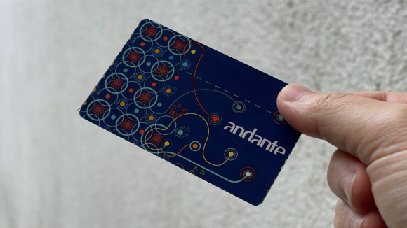 Pre&ccedil;os dos bilhetes ocasionais Andante da AMP aumentam em 2026 a partir do t&iacute;tulo Z3