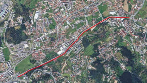 Variante do Fojo em Braga em obras e com tr&acirc;nsito condicionado durante um ano